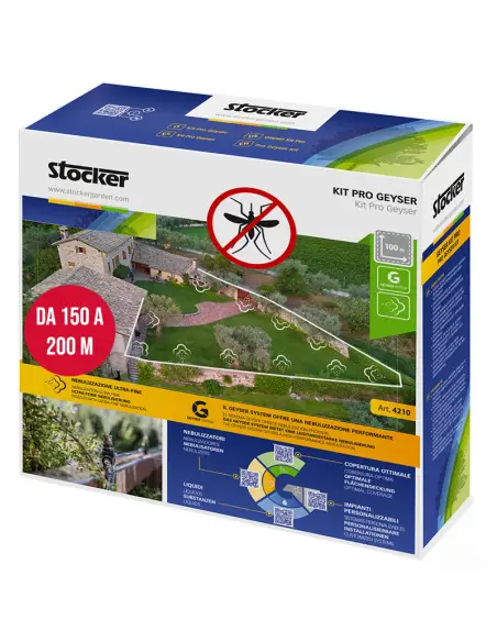 KIT Stocker Geyser Pro - Giardino fino da 100 a 150 M